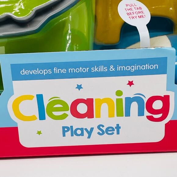 Cleaning Playset- 8 Pcs- NEW - Picture 3 of 5